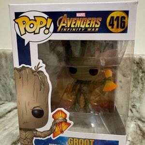 Funko POP! Marvel Avengers Infinity War Groot Bobblehead Figure #416